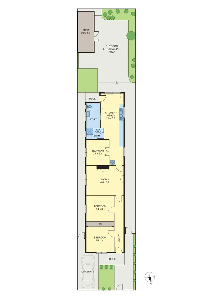 Floorplan of Homely house listing, 4 Belfast Road, Brunswick VIC 3056