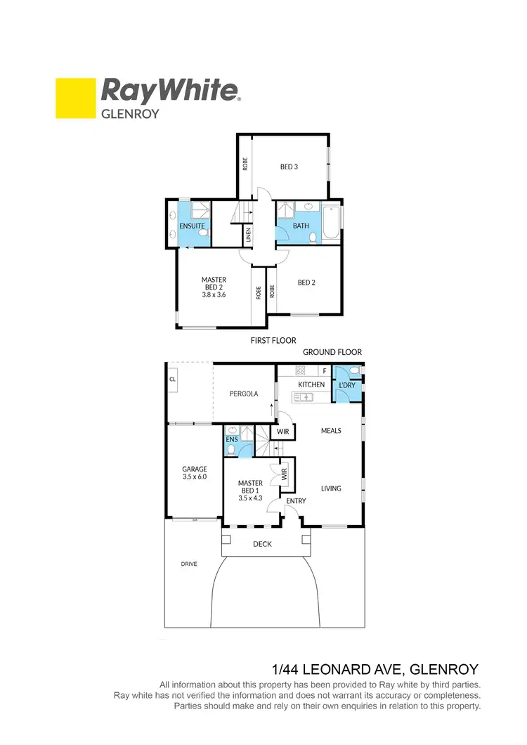 Floorplan of Homely house listing, 1/44 Leonard Avenue, Glenroy VIC 3046