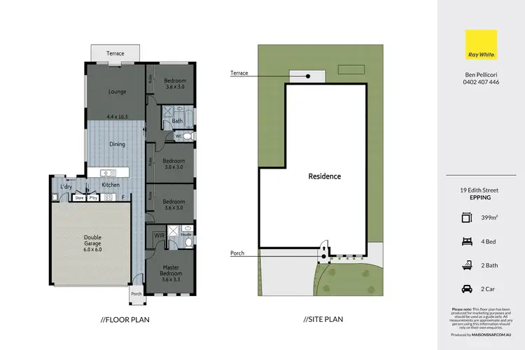 Floorplan of Homely house listing, 19 Edith Street, Epping VIC 3076