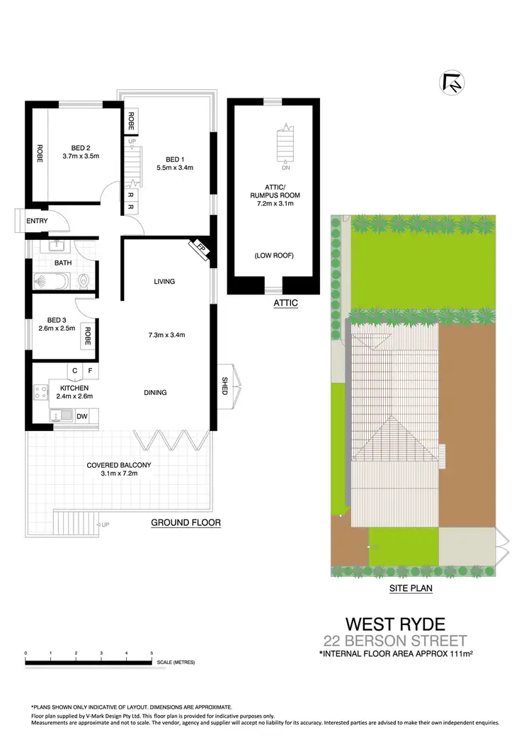 Floorplan of Homely house listing, 22 Benson Street, West Ryde NSW 2114