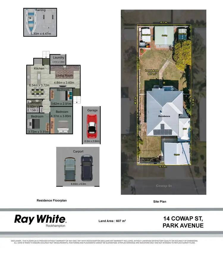 Floorplan of Homely house listing, 14 Cowap Street, Park Avenue QLD 4701