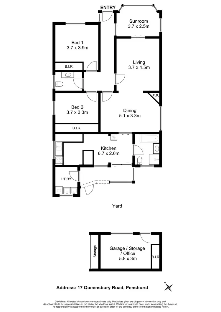 Floorplan of Homely house listing, 17 Queensbury Road, Penshurst NSW 2222