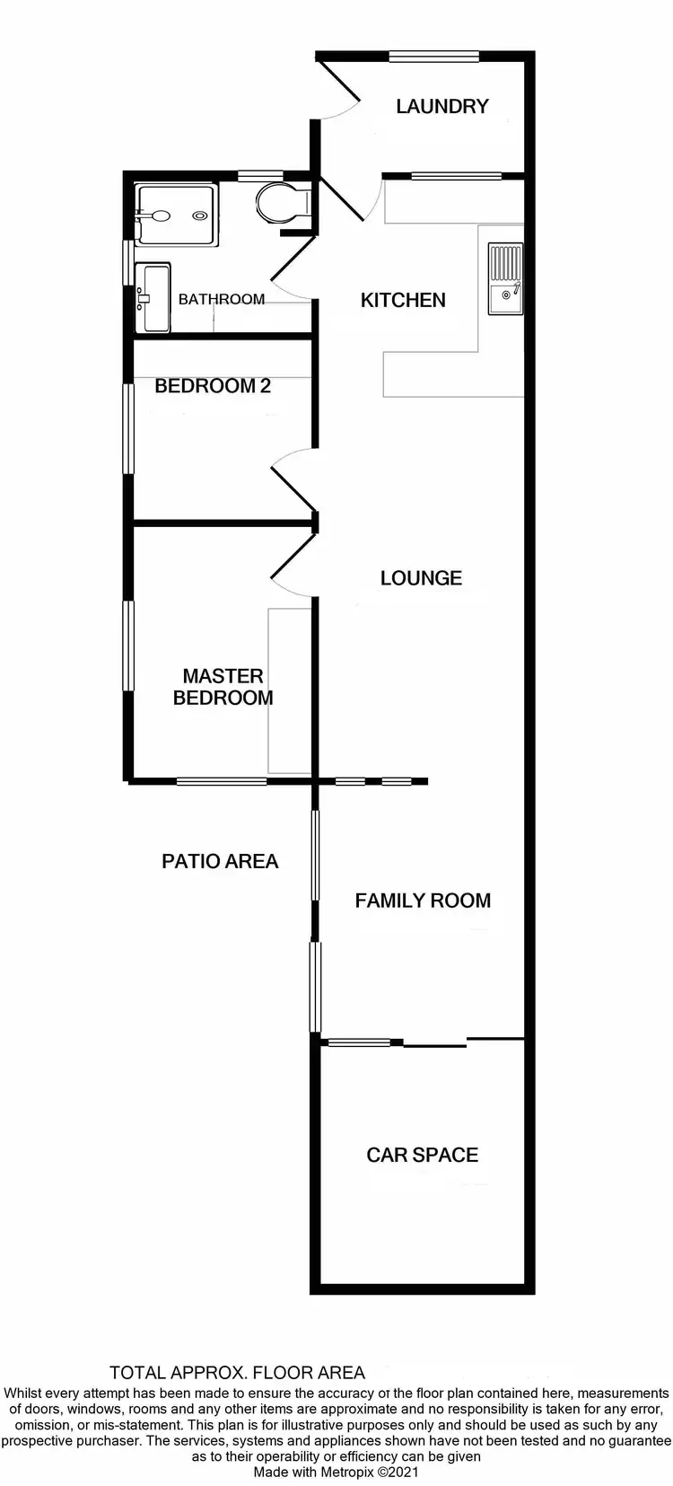 Floorplan of Homely unit listing, 1/20 Snelham Street, Rosslea QLD 4812