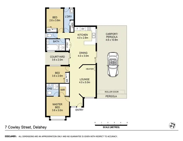 Floorplan of Homely house listing, 7 Cowley Street, Delahey VIC 3037