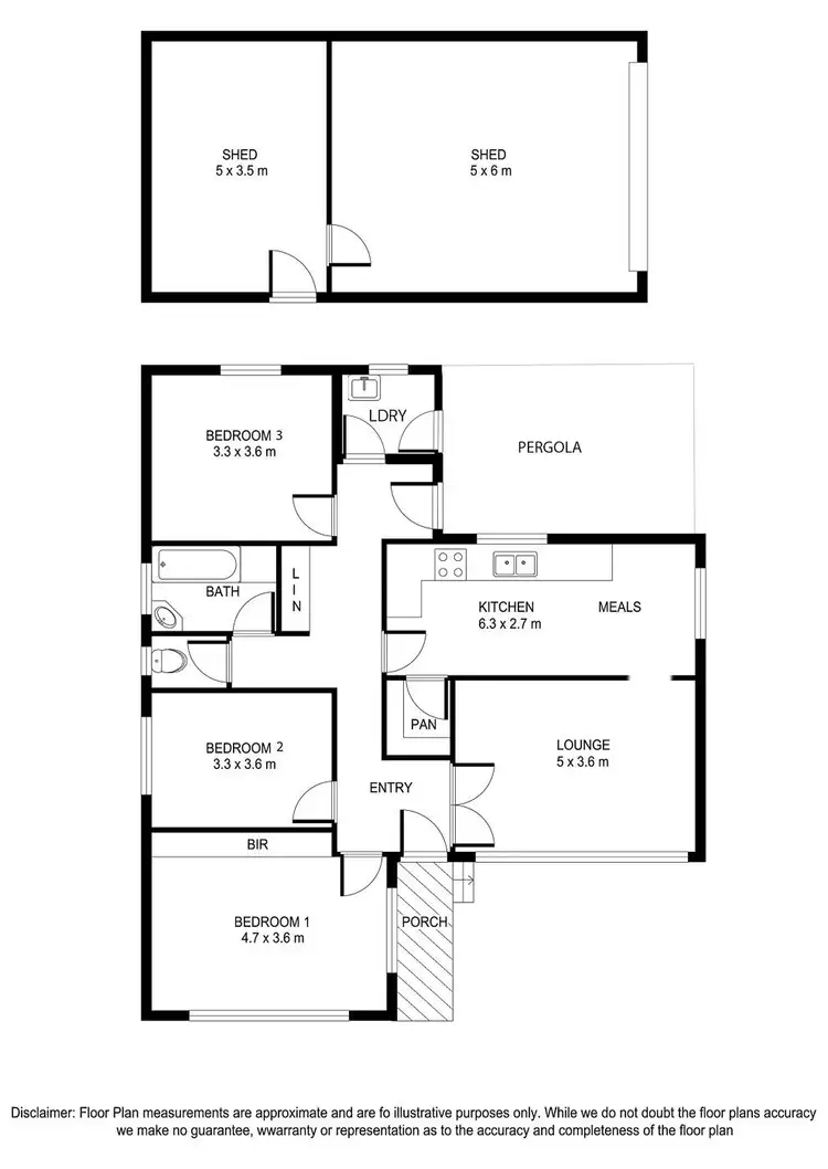 Floorplan of Homely house listing, 2 Sutton Avenue, Mount Gambier SA 5290