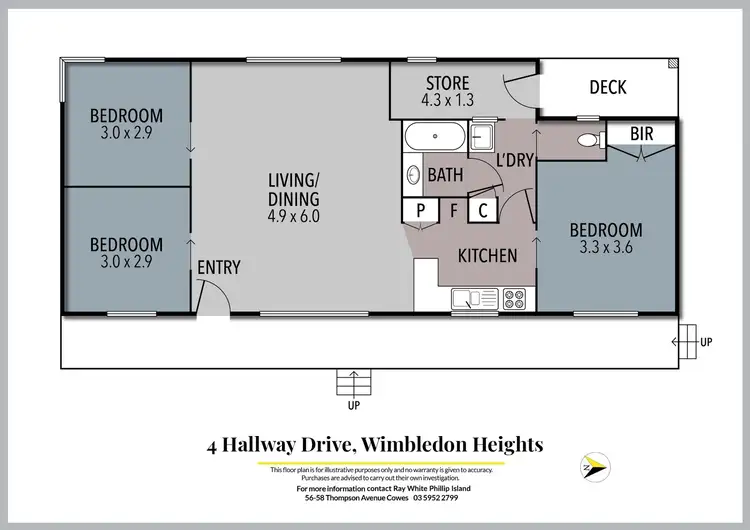 Floorplan of Homely house listing, 4 Hallway Drive, Wimbledon Heights VIC 3922