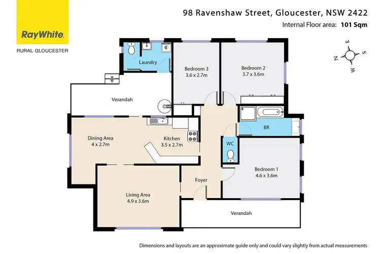 Floorplan of Homely house listing, 98 Ravenshaw Street, Gloucester NSW 2422