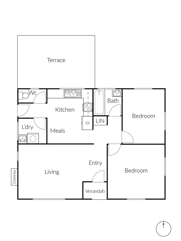Floorplan of Homely house listing, 10B Harpur Road, Corio VIC 3214