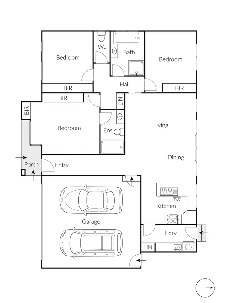 Floorplan of Homely house listing, 10A Harpur Road, Corio VIC 3214
