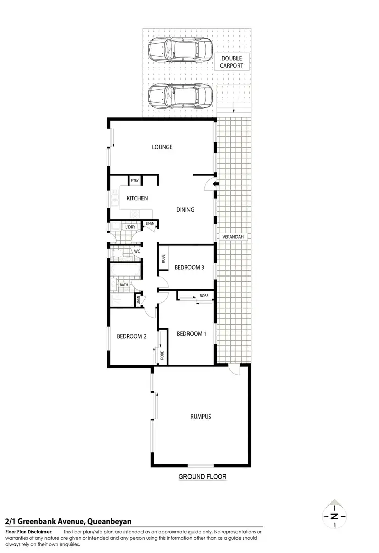 Floorplan of Homely house listing, 2/1 Greenbank Avenue, Karabar NSW 2620