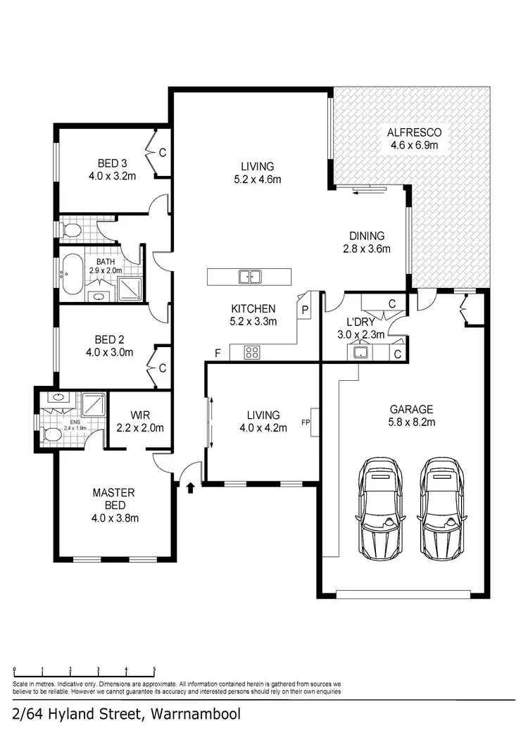 Floorplan of Homely house listing, 2/64 Hyland Street, Warrnambool VIC 3280