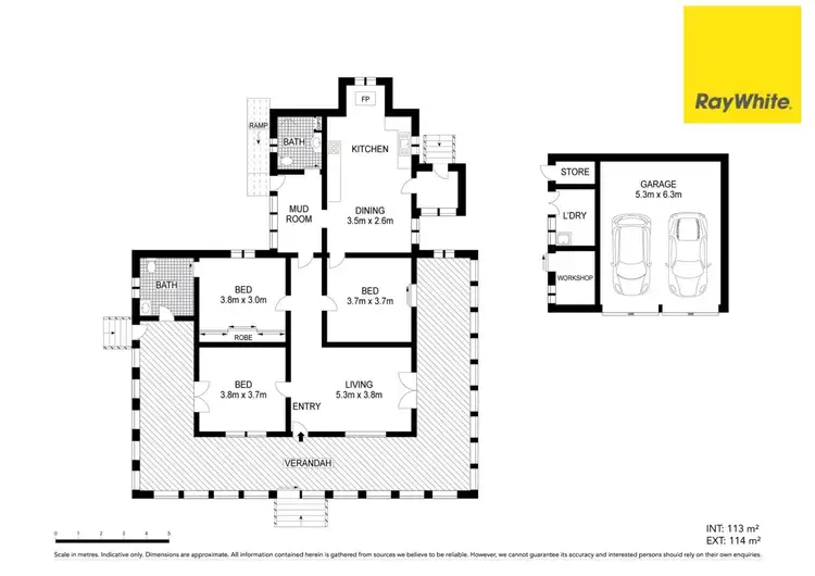 Floorplan of Homely house listing, 3 Morton Street, Oakey QLD 4401