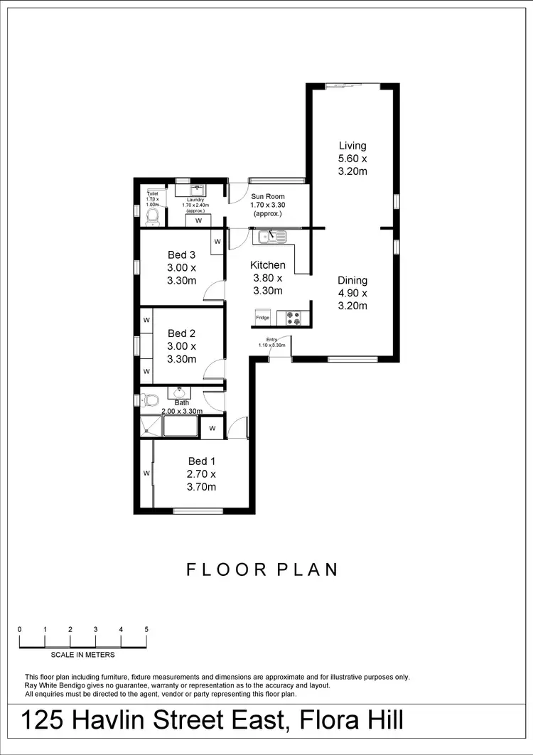 Floorplan of Homely house listing, 125 Havlin Street East, Flora Hill VIC 3550