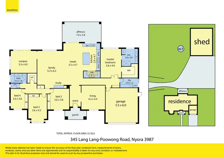 Floorplan of Homely house listing, Lot 3/345 Lang Lang-Poowong Road, Nyora VIC 3987