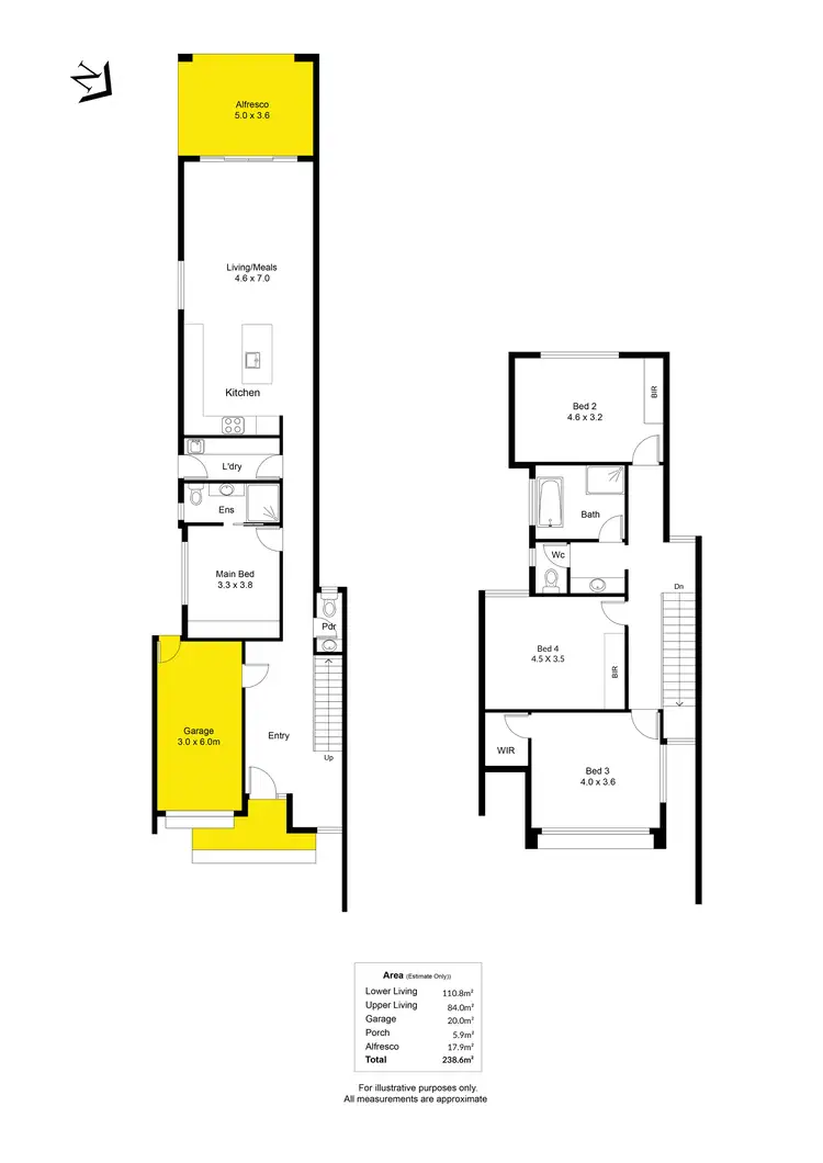 Floorplan of Homely house listing, 15A Avalon Road, Marion SA 5043