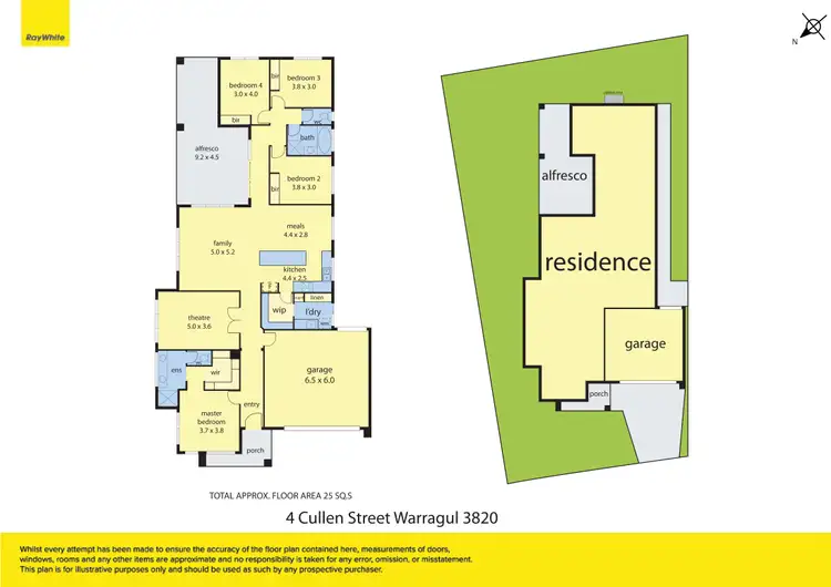 Floorplan of Homely house listing, 4 Cullen Street, Warragul VIC 3820