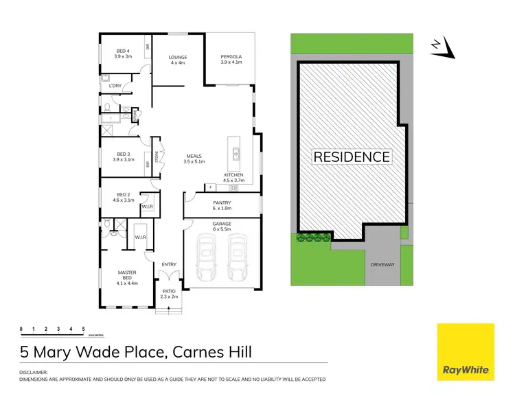 Floorplan of Homely house listing, 5 Mary Wade Place, Carnes Hill NSW 2171