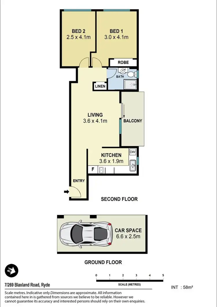 Floorplan of Homely apartment listing, 7/269 Blaxland Road, Ryde NSW 2112