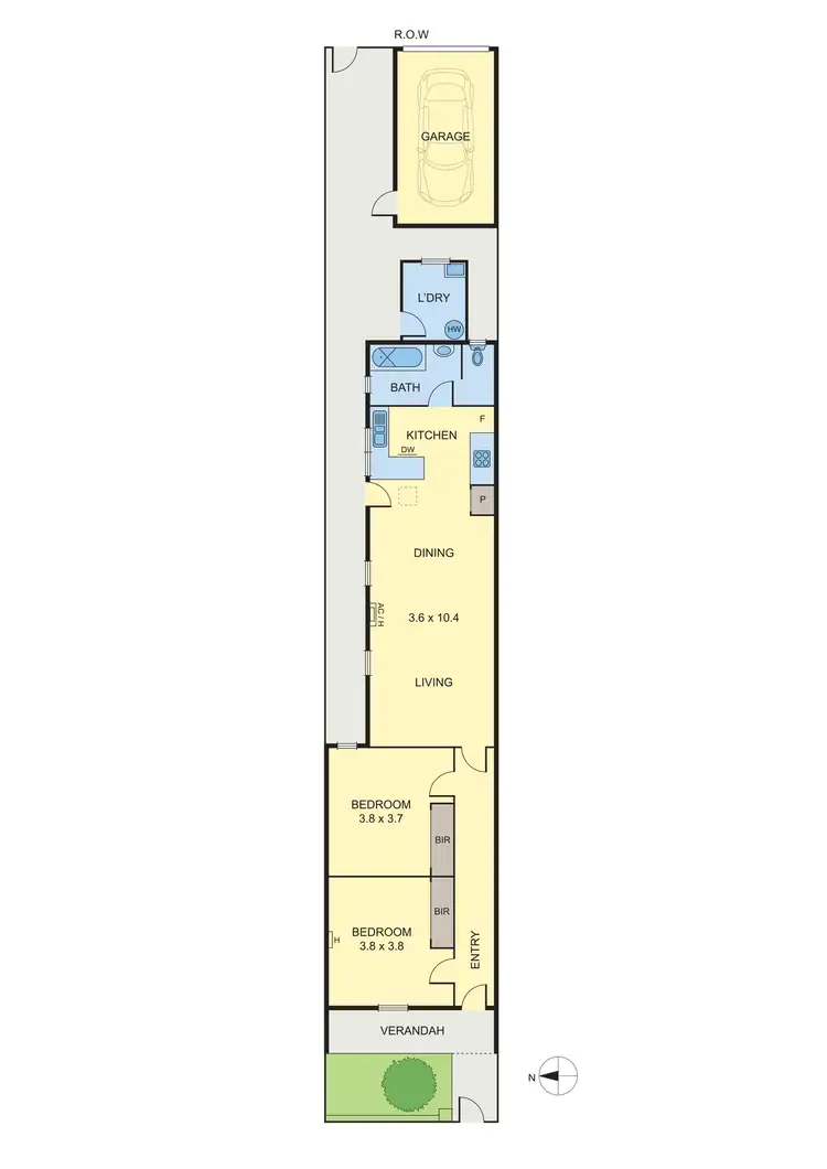 Floorplan of Homely house listing, 33 Railway Place, Coburg VIC 3058