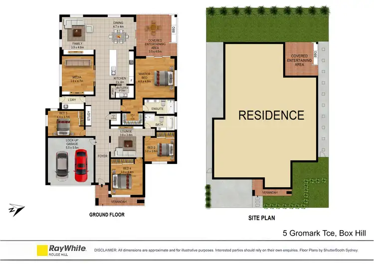 Floorplan of Homely house listing, 5 Gromark Terrace, Box Hill NSW 2765