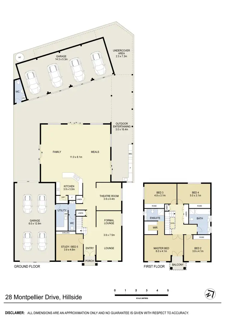 Floorplan of Homely house listing, 28 Montpellier Drive, Hillside VIC 3037