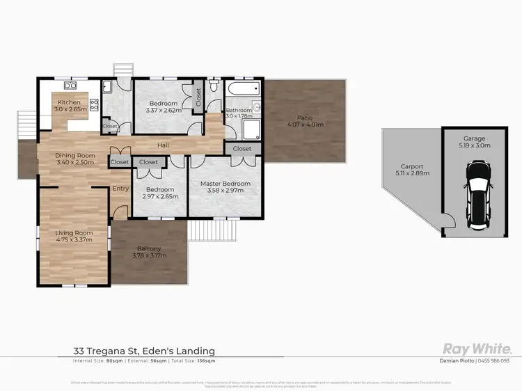 Floorplan of Homely house listing, 33 Tregana Circuit, Edens Landing QLD 4207
