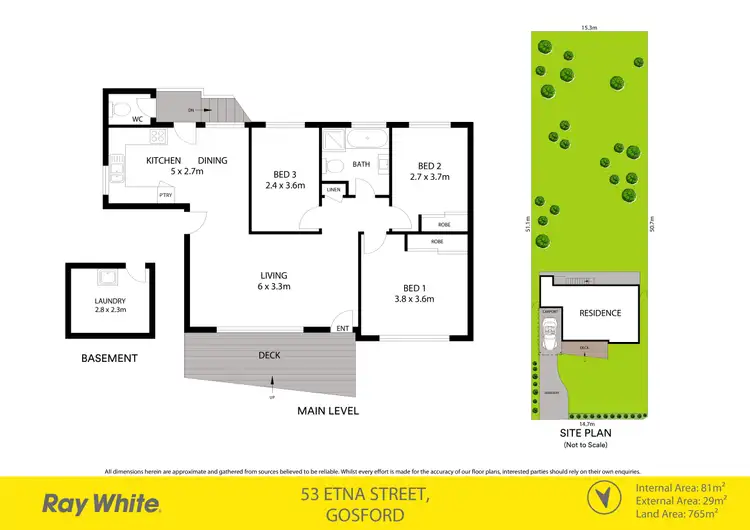 Floorplan of Homely house listing, 53 Etna Street, Gosford NSW 2250