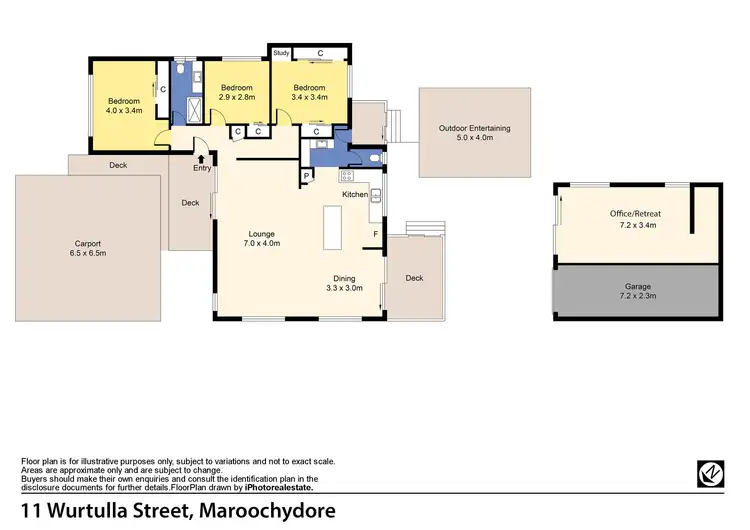 Floorplan of Homely house listing, 11 Wurtulla Street, Maroochydore QLD 4558