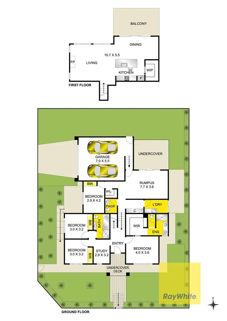 Floorplan of Homely house listing, 10 Annmaree Road, Highton VIC 3216