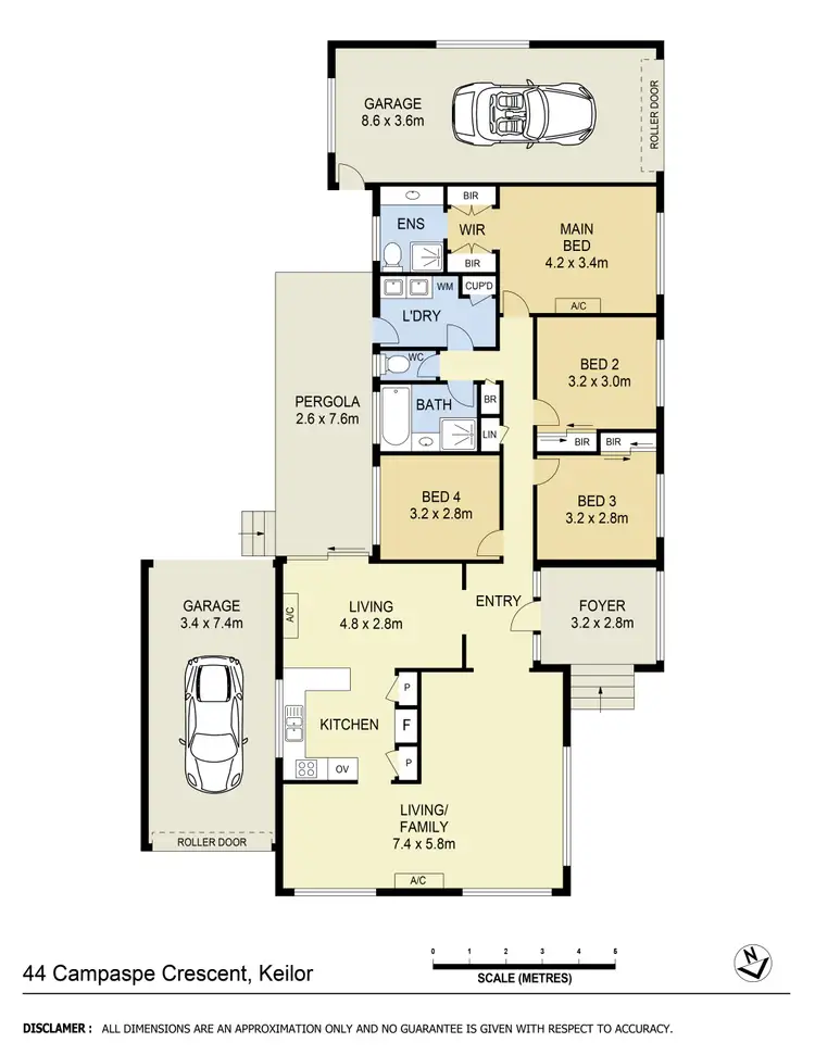 Floorplan of Homely house listing, 44 Campaspe Crescent, Keilor VIC 3036