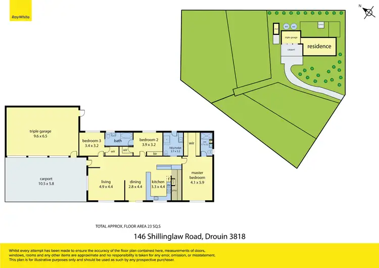 Floorplan of Homely house listing, 146 Shillinglaw Road, Drouin VIC 3818
