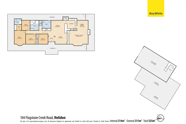 Floorplan of Homely house listing, 104 Flagstone Creek Road, Helidon QLD 4344