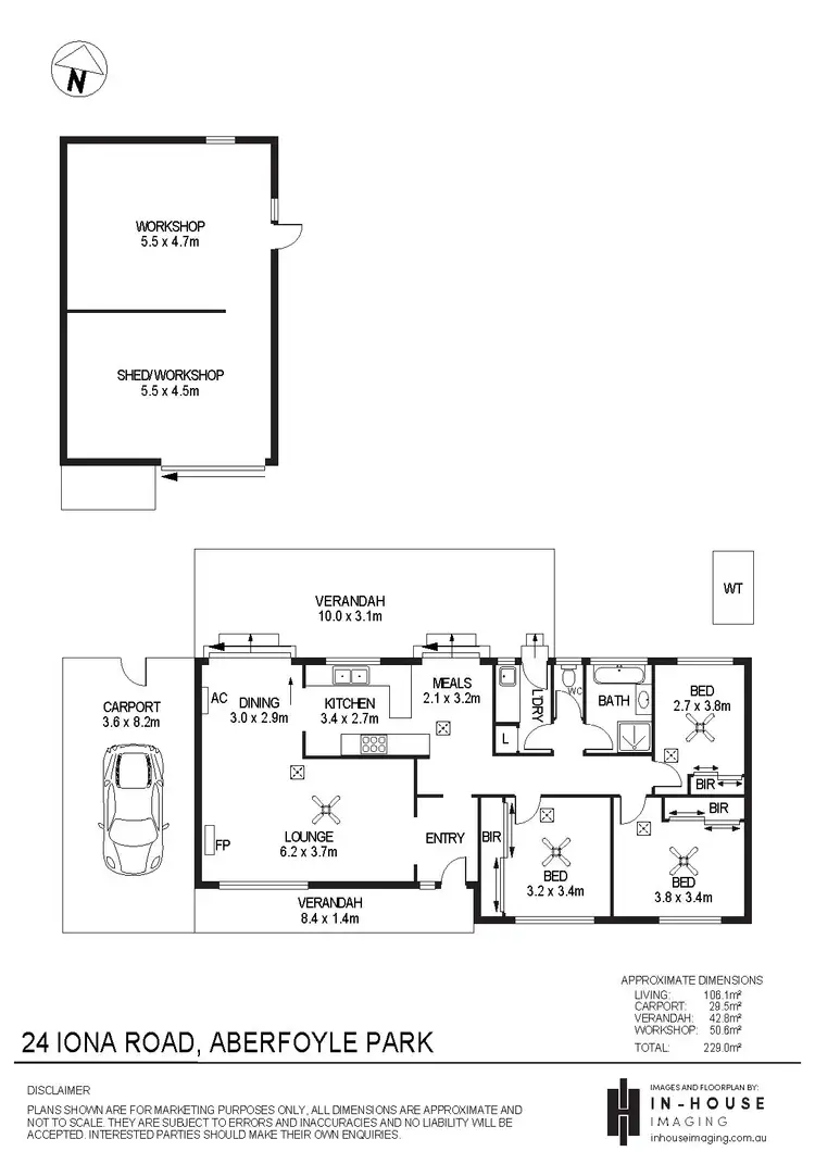 Floorplan of Homely house listing, 24 Iona Road, Aberfoyle Park SA 5159