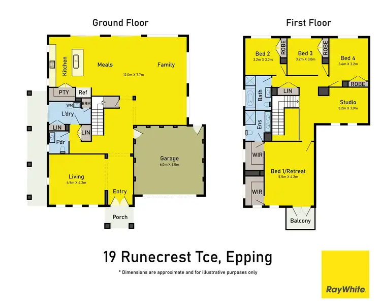 Floorplan of Homely house listing, 19 Runecrest Terrace, Epping VIC 3076