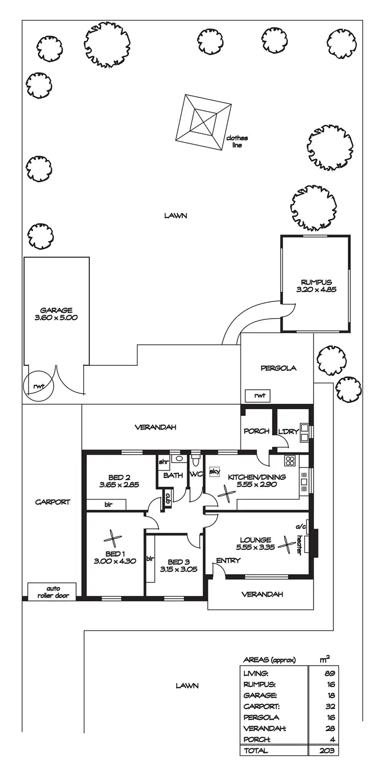 Floorplan of Homely house listing, 43 Marmion Avenue, Blair Athol SA 5084