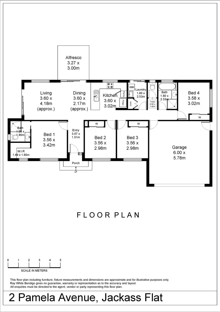 Floorplan of Homely house listing, 2 Pamela Avenue, Jackass Flat VIC 3556