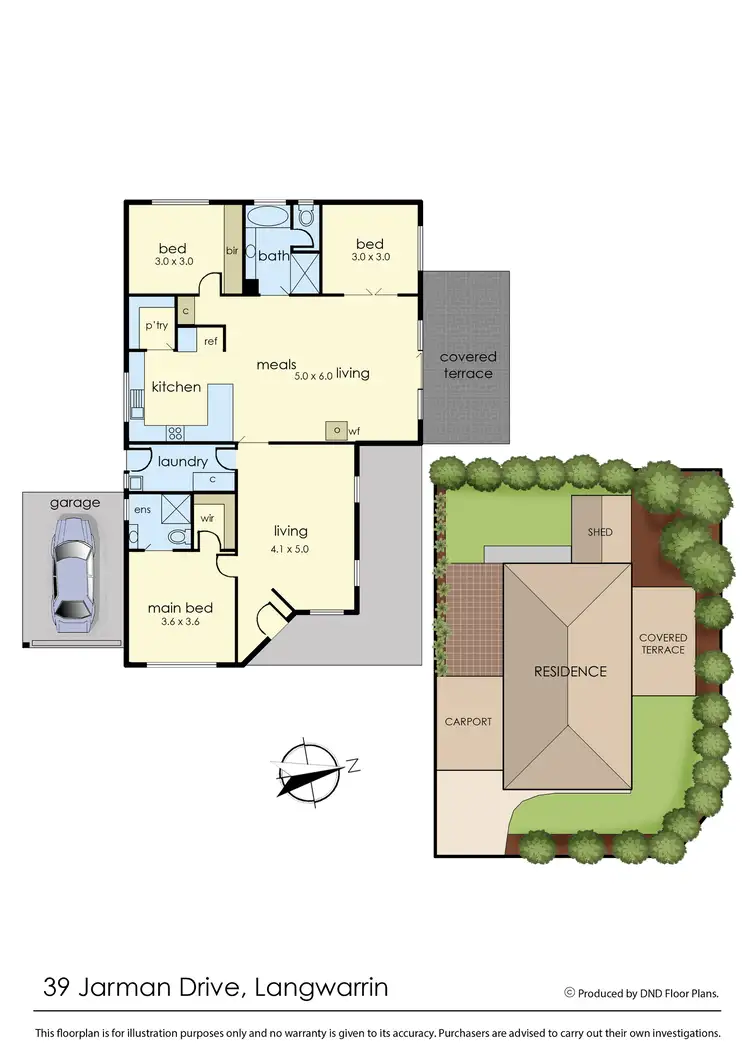 Floorplan of Homely house listing, 39 Jarman Drive, Langwarrin VIC 3910