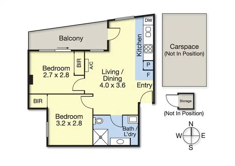 Floorplan of Homely apartment listing, 4/284-286 Neerim Road, Carnegie VIC 3163