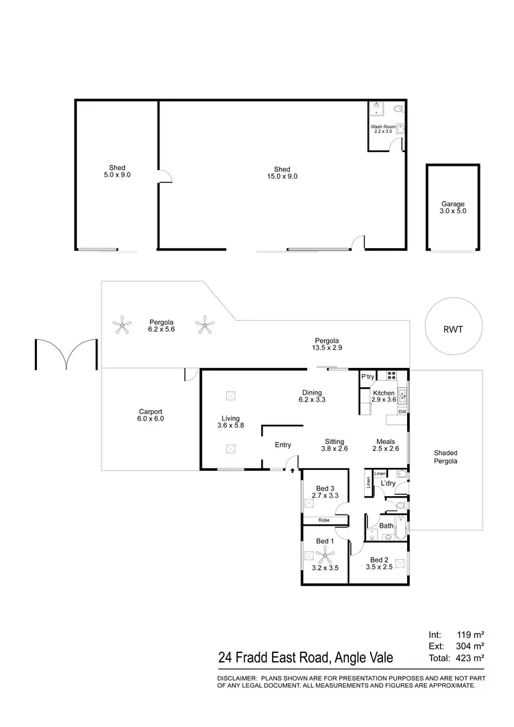 Floorplan of Homely house listing, 24 Fradd Road, Angle Vale SA 5117