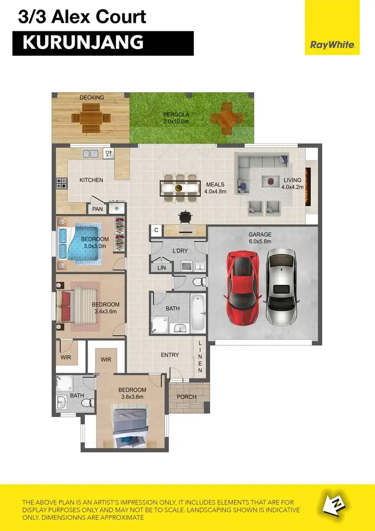 Floorplan of Homely house listing, 3/3 Alex Court, Kurunjang VIC 3337