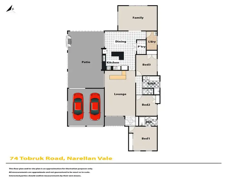 Floorplan of Homely house listing, 74 Tobruk Road, Narellan Vale NSW 2567