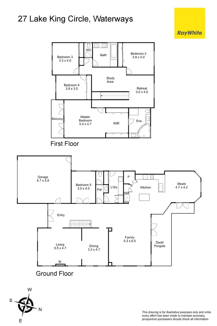 Floorplan of Homely house listing, 27 Lake King Circle, Waterways VIC 3195
