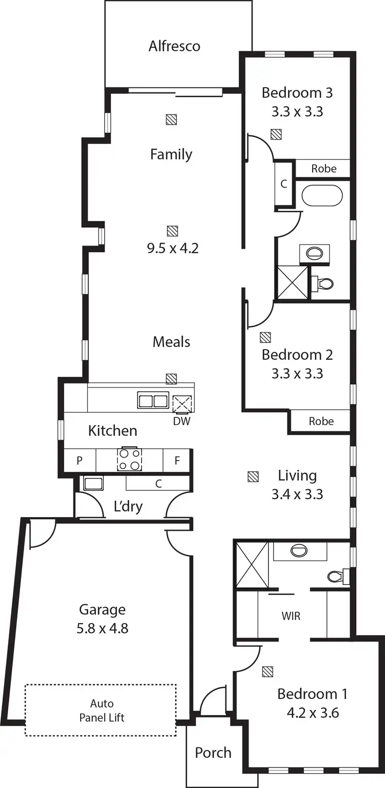 Floorplan of Homely house listing, 8A Milton Avenue, Fulham Gardens SA 5024