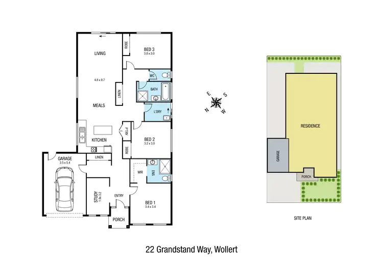 Floorplan of Homely house listing, 22 Grandstand Way, Wollert VIC 3750