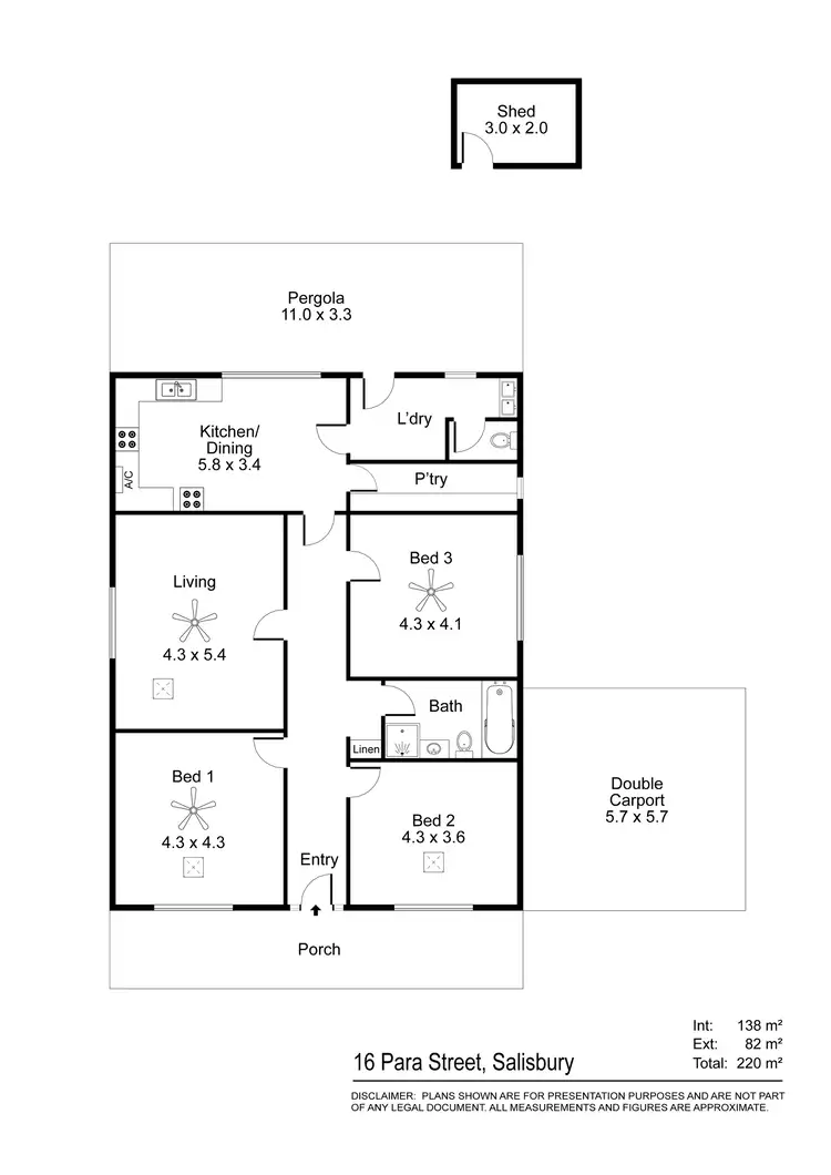 Floorplan of Homely house listing, 16 Para Street, Salisbury SA 5108