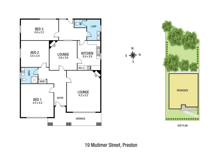 Floorplan of Homely house listing, 19 Mutimer Street, Preston VIC 3072