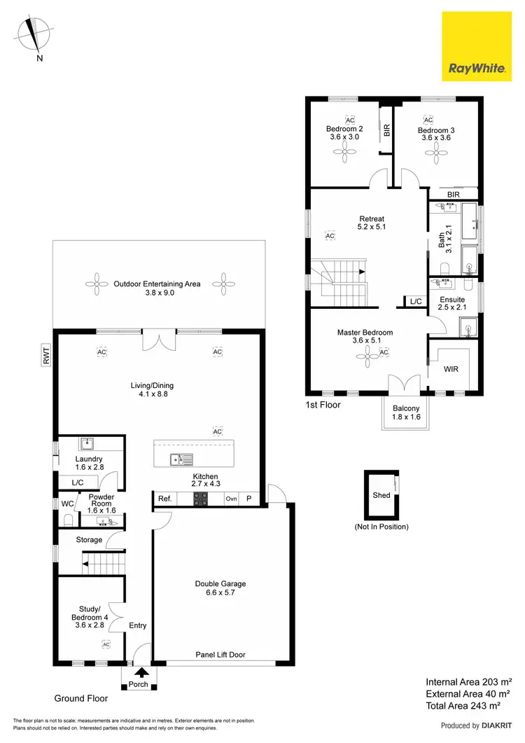 Floorplan of Homely house listing, 6 McLean Avenue, Grange SA 5022