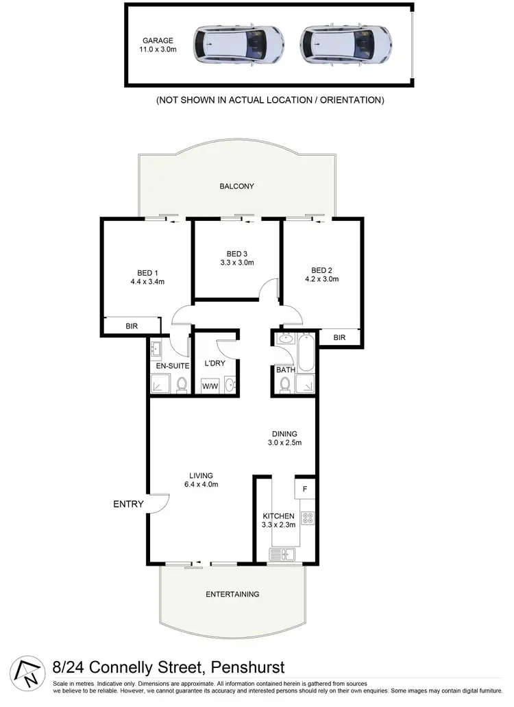Floorplan of Homely unit listing, 8/24-28 Connelly Street, Penshurst NSW 2222