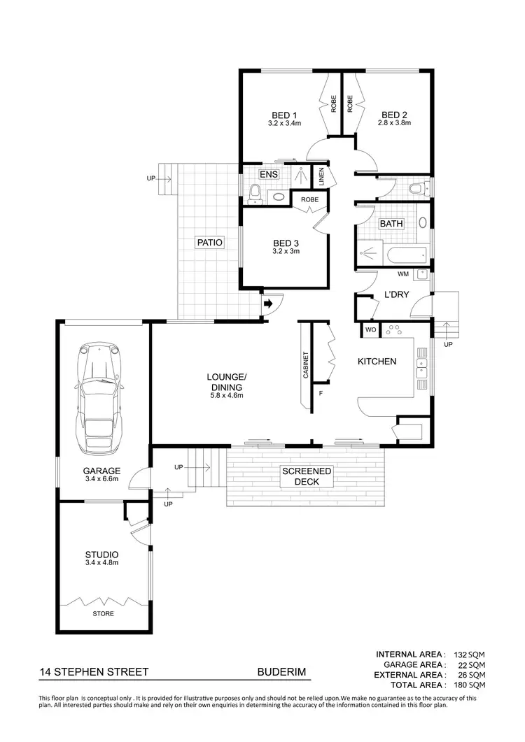 Floorplan of Homely house listing, 14 Stephen Street, Buderim QLD 4556