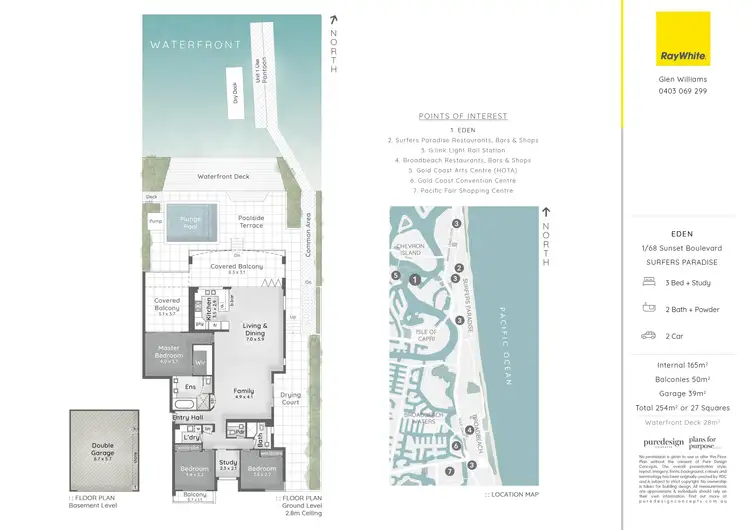 Floorplan of Homely apartment listing, 1/68 Sunset Boulevard, Surfers Paradise QLD 4217
